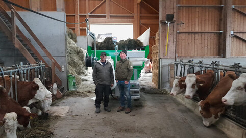 Maschinenübergabe  Familie Saller vlg. Stefflmoos