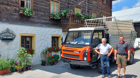 Maschinenübergabe  Familie Leitner vlg. Rodlberg 