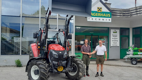 Maschinenübergabe  Familie Deutinger