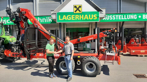Maschinenübergabe Höller Peter vlg. Walcherbach