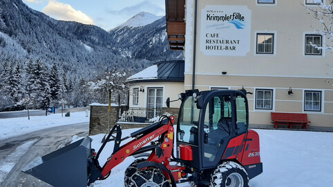 Maschinenübergabe  Herbert Schöppl - Hotel Krimmlerfälle