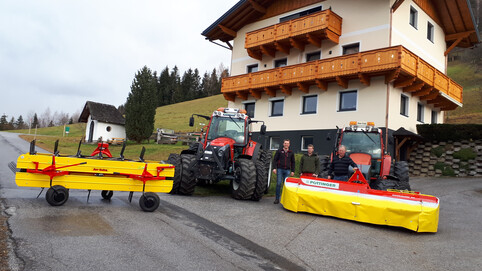 Maschinenübergabe Ackerl