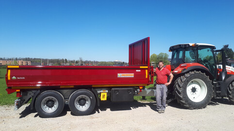 Maschinenübergabe Waldmann Erdbau-Transport GmbH