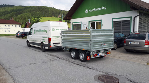Maschinenübergabe Maschinenring Lungau