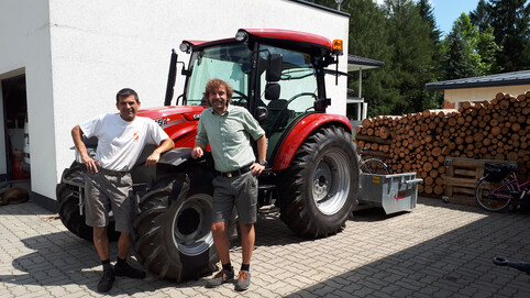 Maschinenübergabe Schinwald