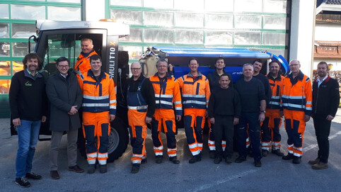 Maschinenübergabe Gemeinde Wals-Siezenheim