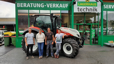 Maschinenübergabe Astl Franz