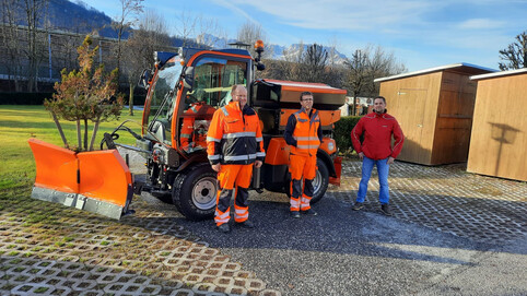 Maschinenübergabe Gemeinde Bad Vigaun