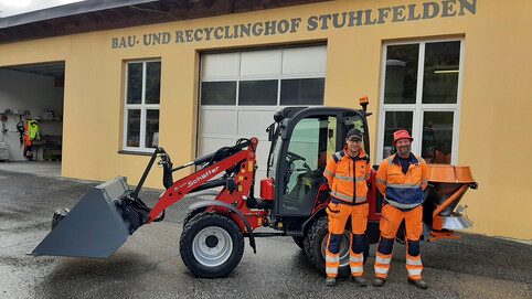Maschinenübergabe Gemeinde Stuhlfelden