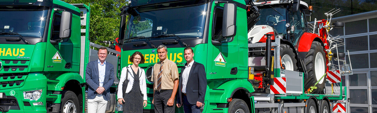 Das Lagerhaus setzt auf Antos und Arocs von Pappas Eugendorf