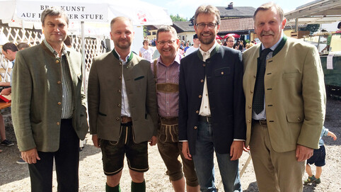 Frühschoppen am Bauernhof